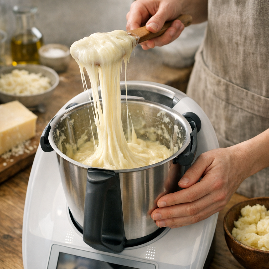 Comment se sert l’aligot au Thermomix pour qu’il reste filant ?