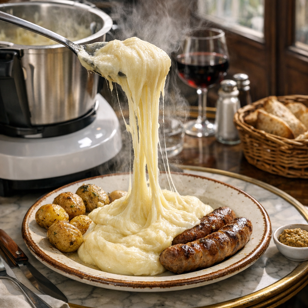 L’Aligot au Thermomix : Recette, fromage et service immédiat
