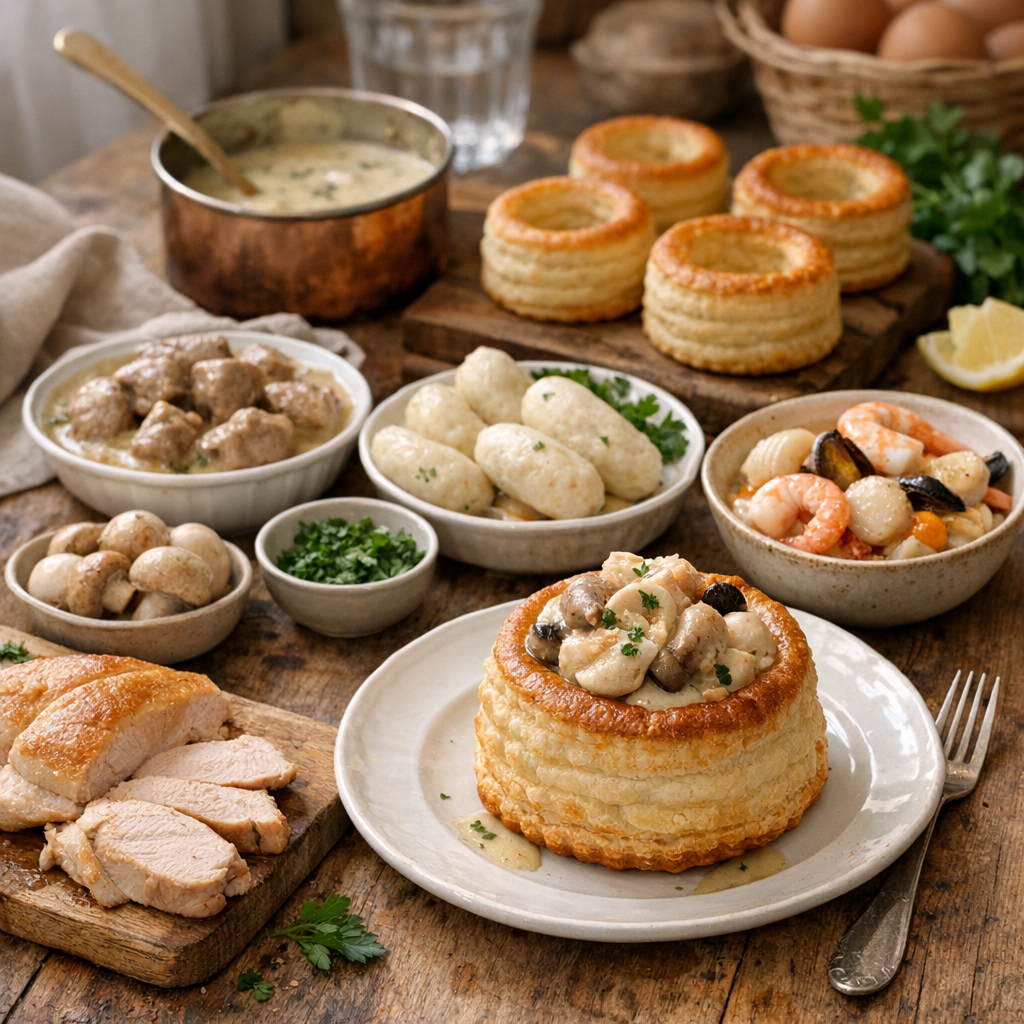 Que mettre dans une bouchée à la reine ? Poulet, veau, quenelles ou fruits de mer