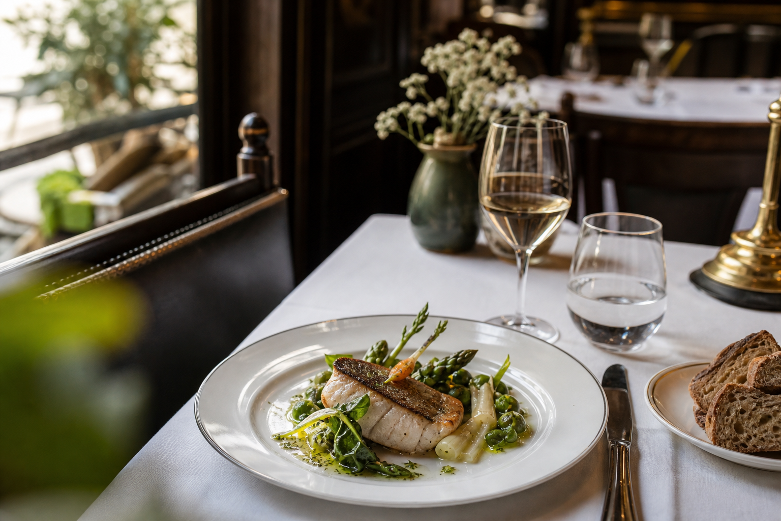 La brasserie Bouillon Baratte incarne une brasserie lyonnaise moderne