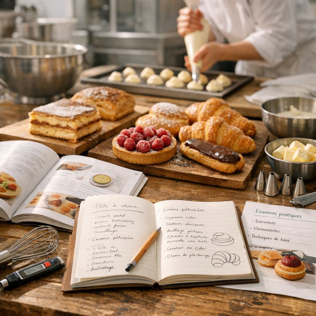 Programme et épreuves du CAP Pâtissier : ce qu’il faut vraiment maîtriser