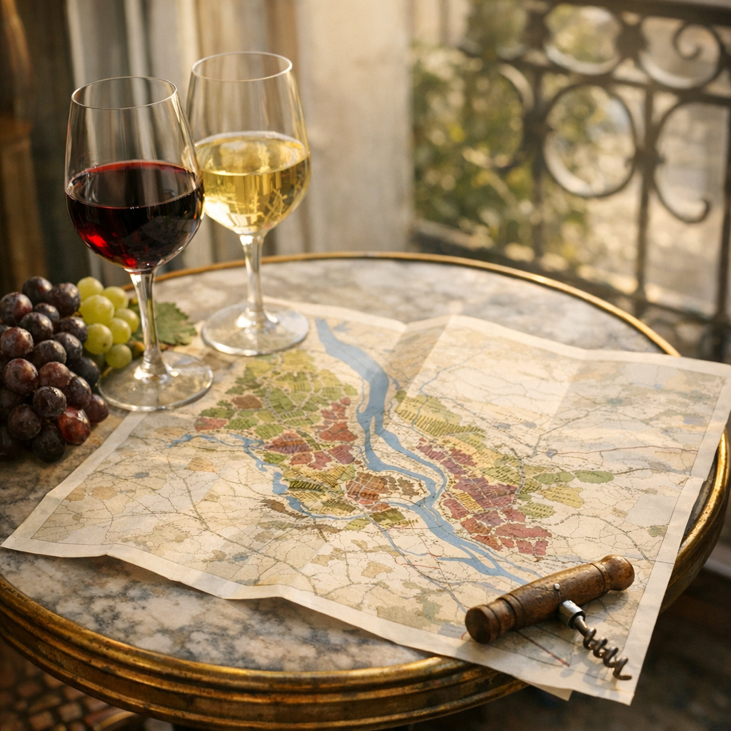 La Carte des Vins de Bordeaux aide à choisir sa Route