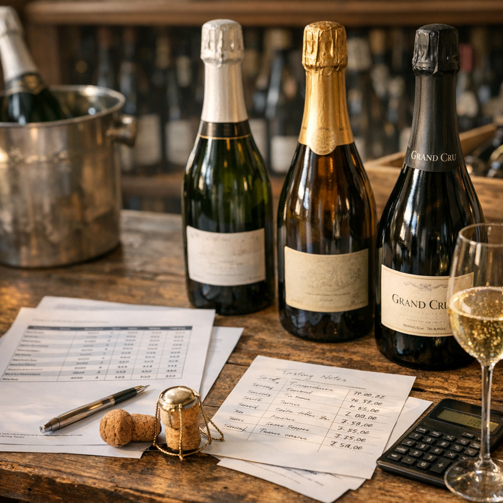 Champagne Grand Cru prix : les fourchettes à vérifier avant d’acheter