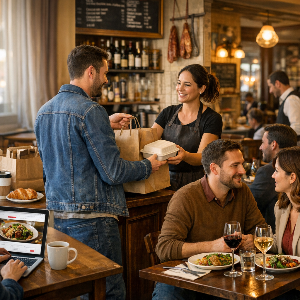 Commande en ligne, vente à emporter ou dîner sur place : quel format choisir ?