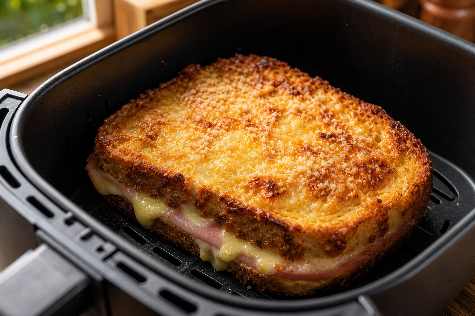 Croque-monsieur à l'Airfryer : Recette et cuisson croustillante