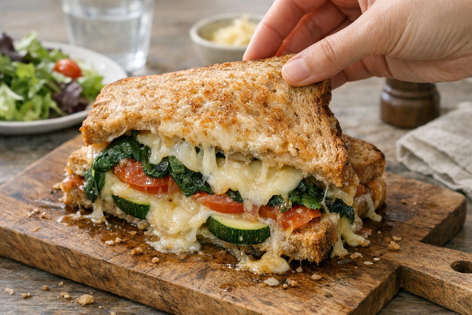 Le croque-monsieur végétarien : les erreurs de montage qui le rendent mou