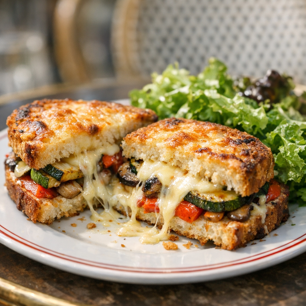 Le croque-monsieur sans jambon peut être aussi gourmand