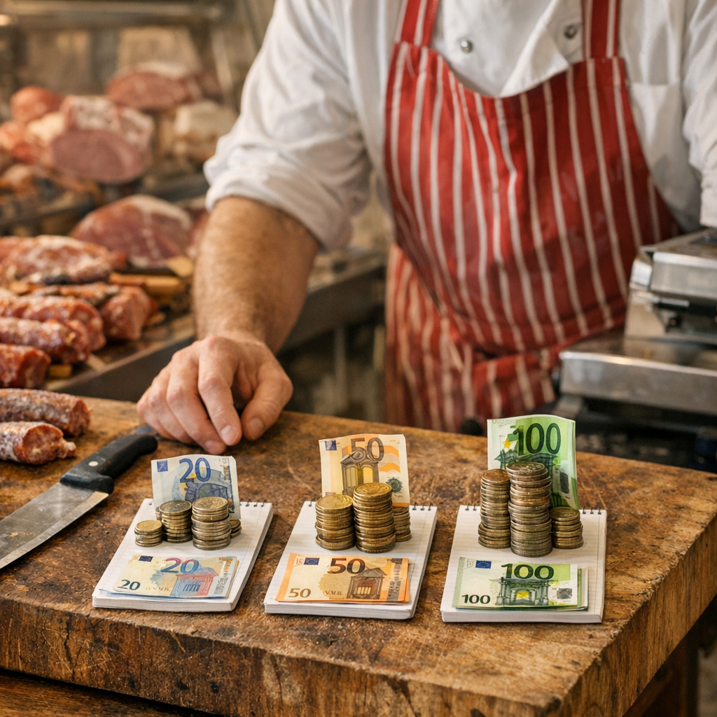 Salaire d’un boucher-charcutier : fourchettes selon le contexte d’emploi
