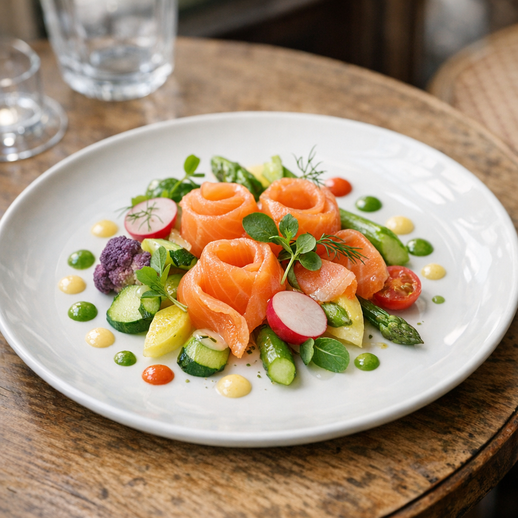 Le Dressage d’assiette pour Entrée froide devient simple