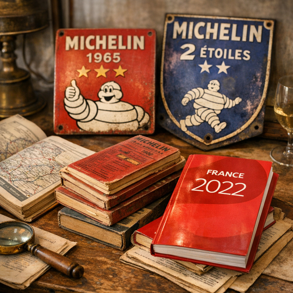 Prix du Guide Michelin 2022, anciens guides et plaques émaillées : le comparatif prudent