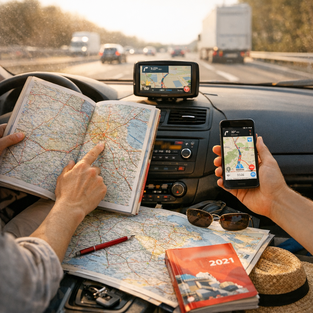 Cartes, plans et trafic : choisir l’option la plus fiable le jour du départ