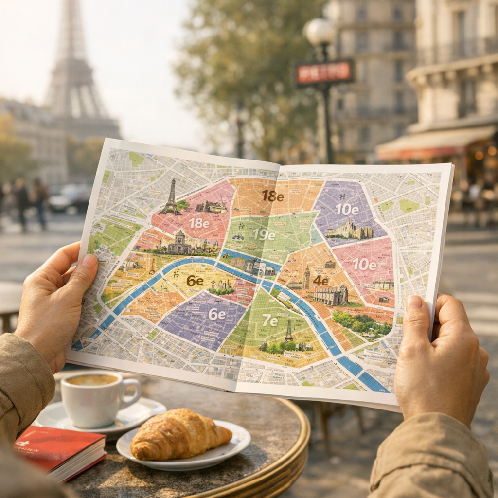 4. Se repérer par quartiers et arrondissements parisiens