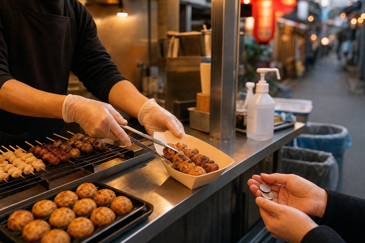Street food au Japon : usages, hygiène et commandes sans faux pas