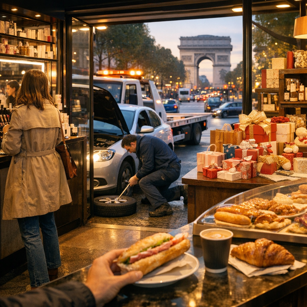 Qu’y cherche-t-on : beauté, dépannage urbain, cadeaux et petite faim ?