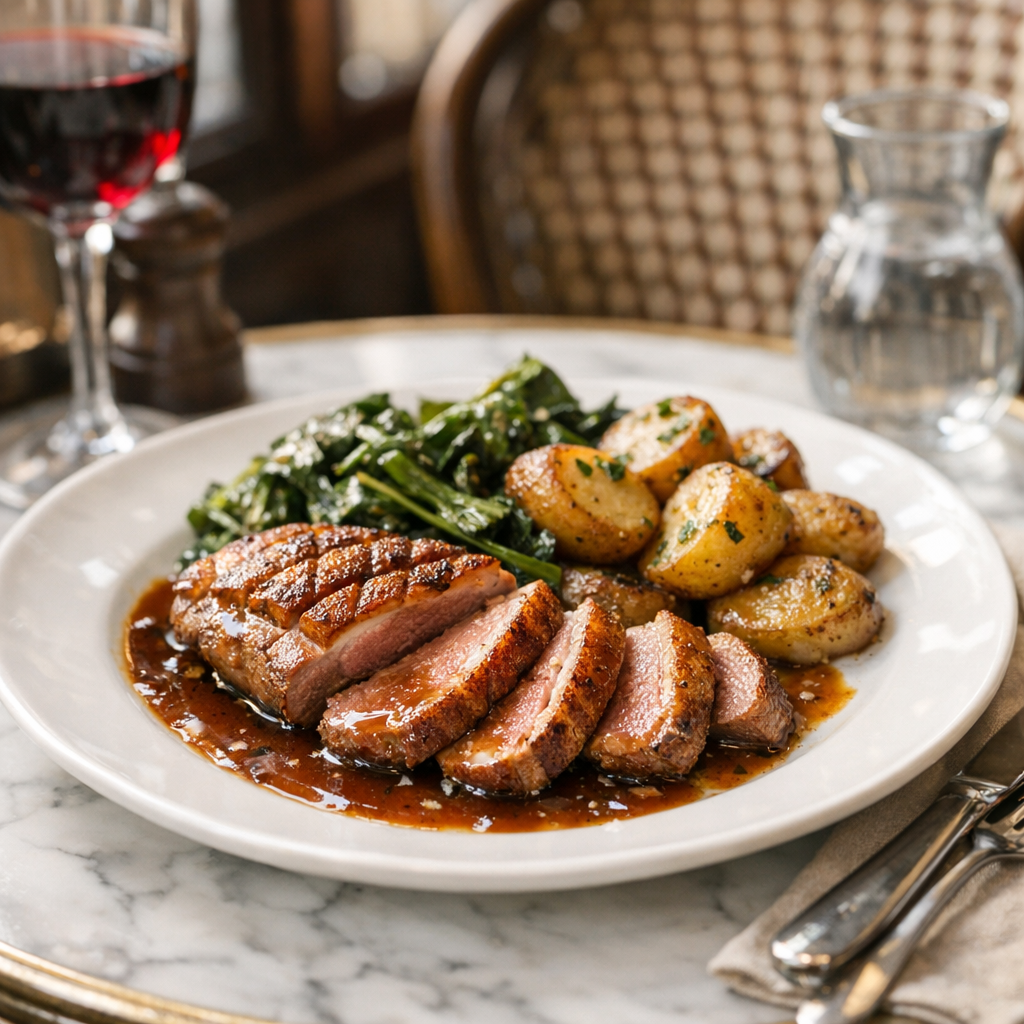Le Magret de canard : cuisson rosée, sauces et accords bistrot