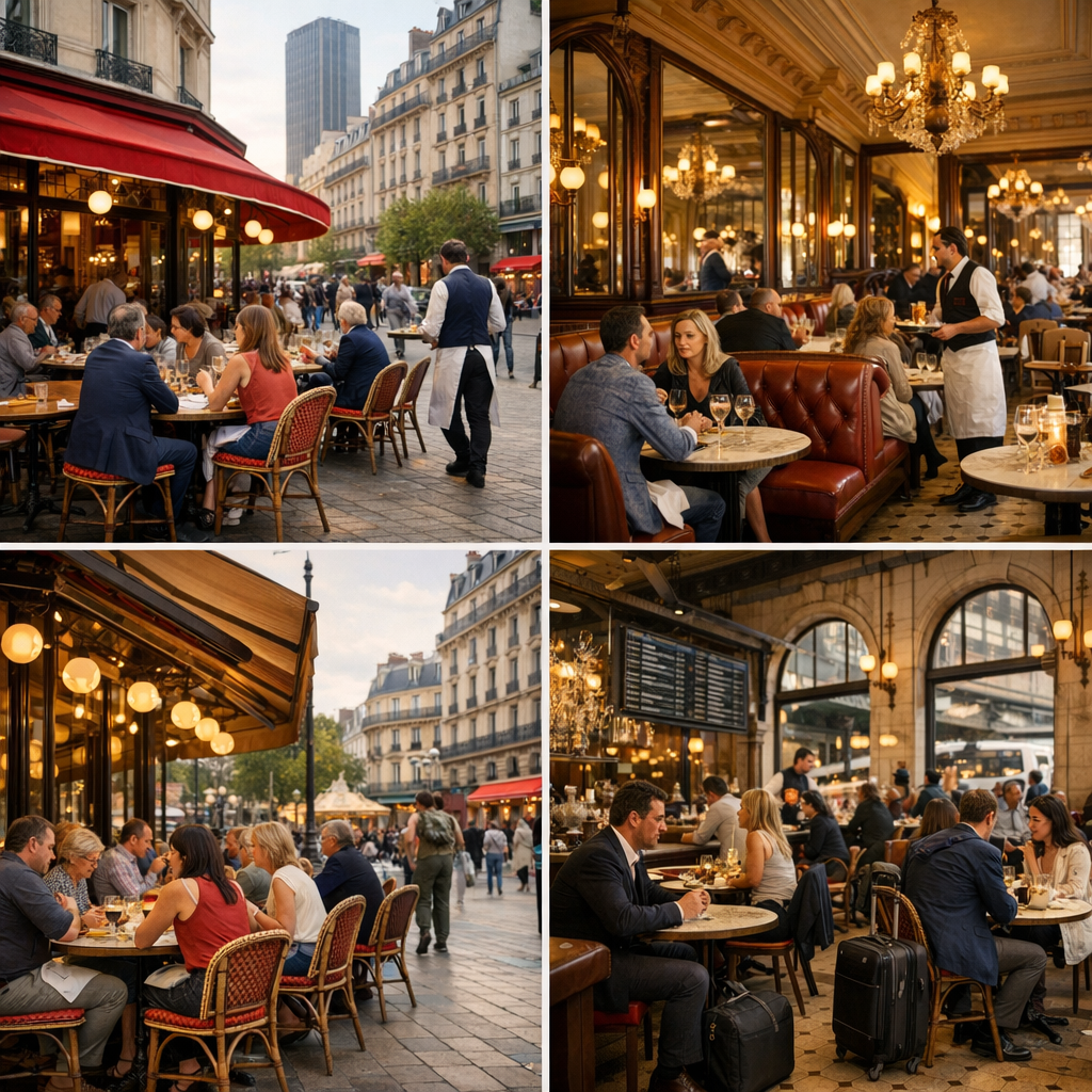 Brasserie par quartier : Montparnasse, Saint-Germain, grands boulevards et gares