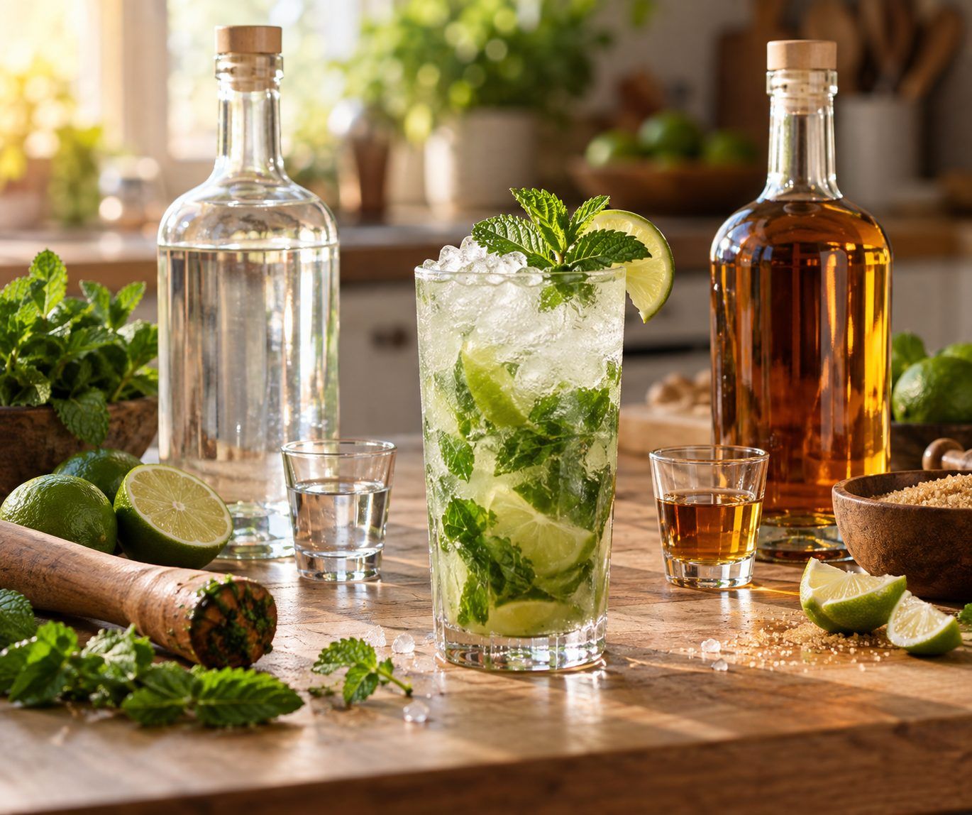 Rhum blanc, rhum brun ou ambré : quel choix pour la recette du mojito ?