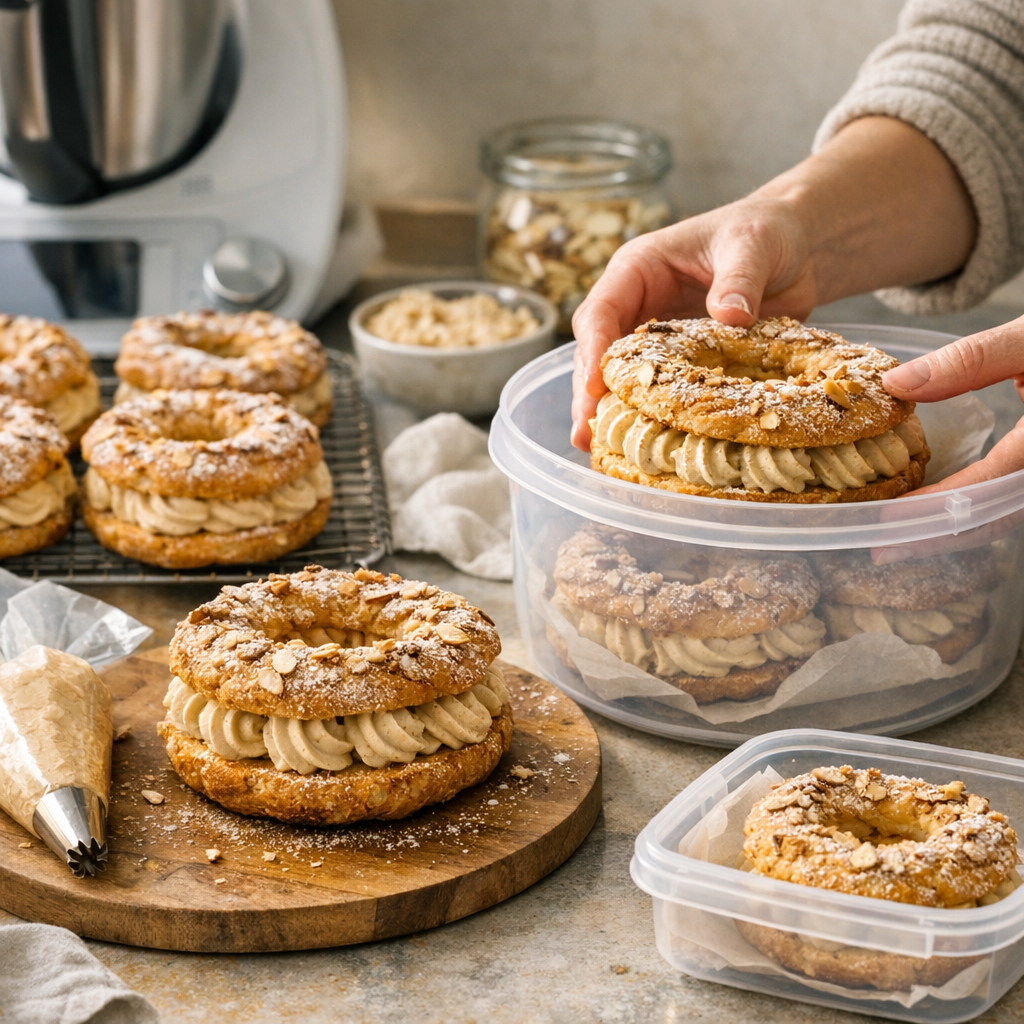 Montage du gâteau et conservation : préparer la veille sans ramollir