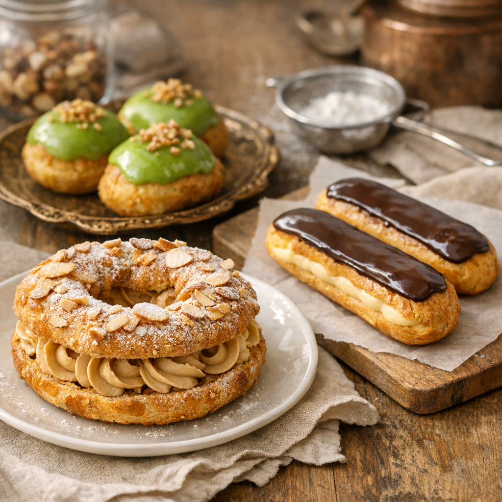 Histoire et exemples français : Paris-Brest, éclair, salambo