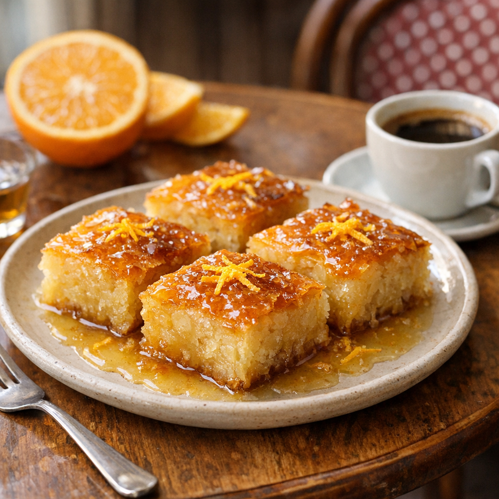 La recette de Portokalopita : un Gâteau grec à l’orange