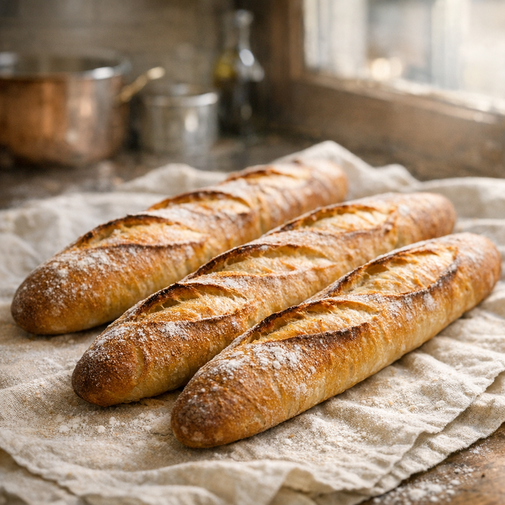 La Recette de Baguette d’un boulanger professionnel réussit chez vous