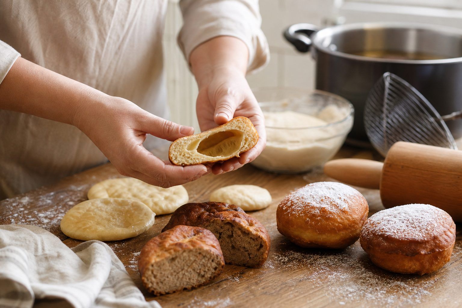 Pourquoi les beignets sont durs, creux ou ne gonflent pas&nbsp;: le diagnostic avant de recommencer