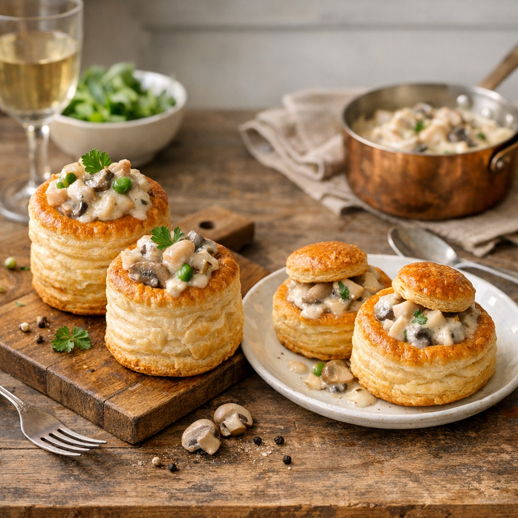 Vol-au-vent ou bouchée à la reine : la différence sans se tromper