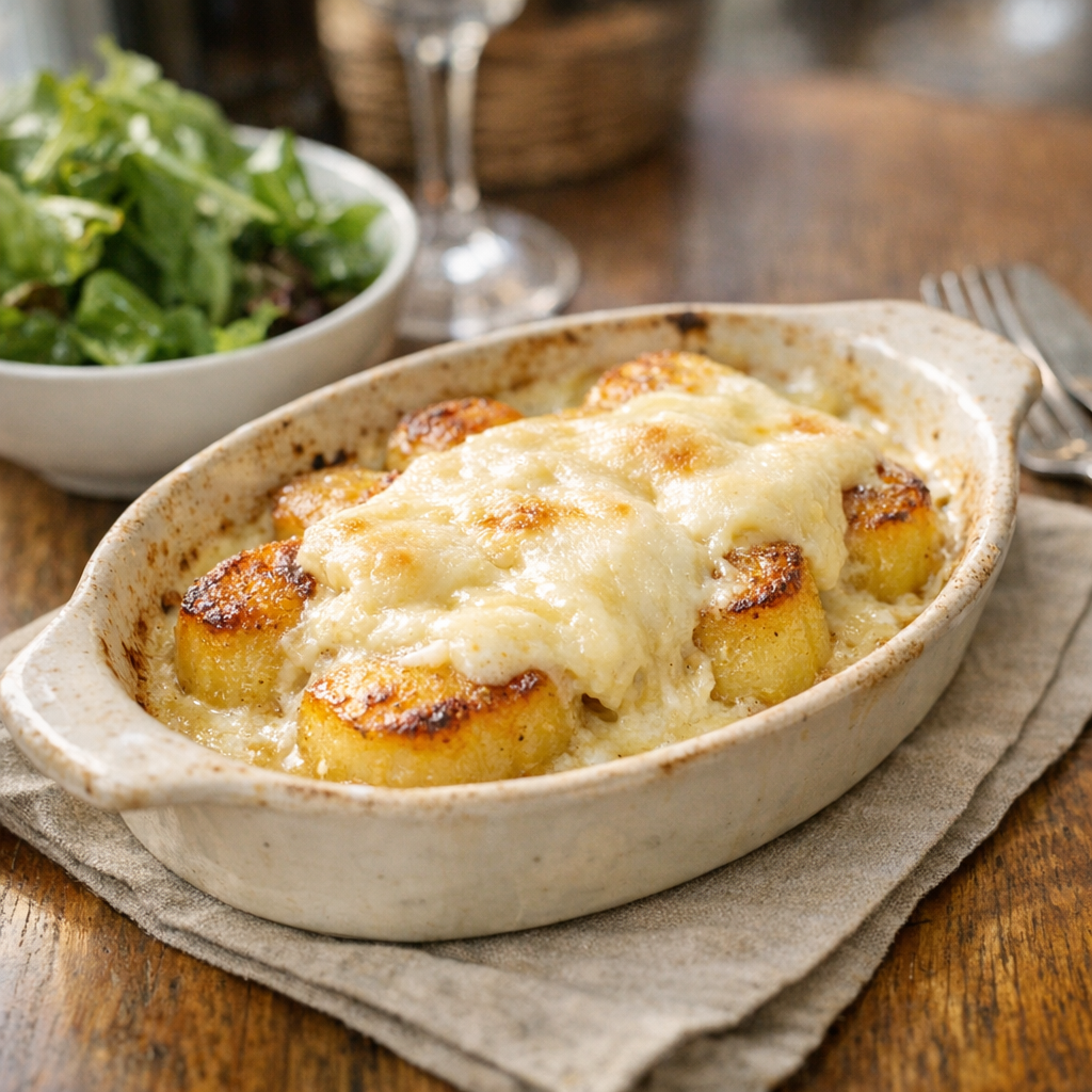 Cette Recette au Brillat-Savarin fond comme au bistrot