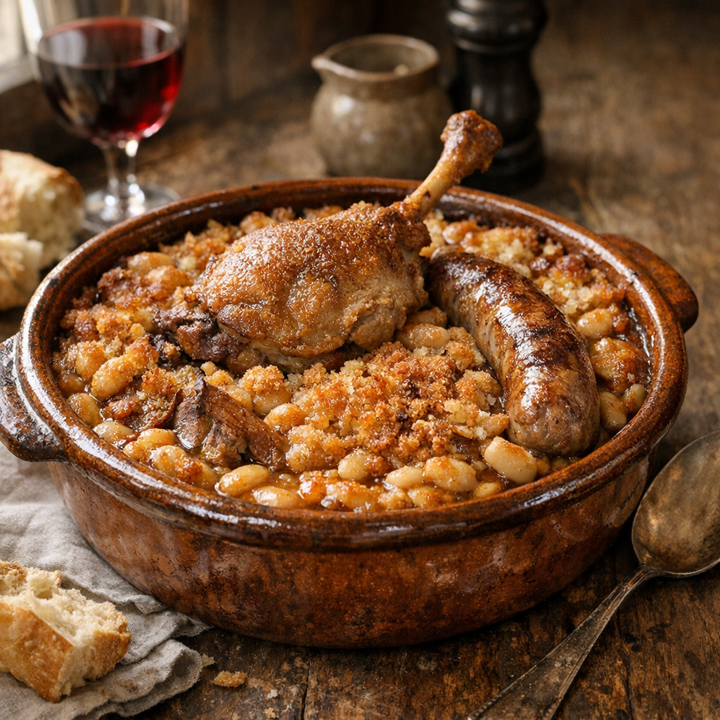 Une Recette de Cassoulet Toulousain réussit dès le bouillon