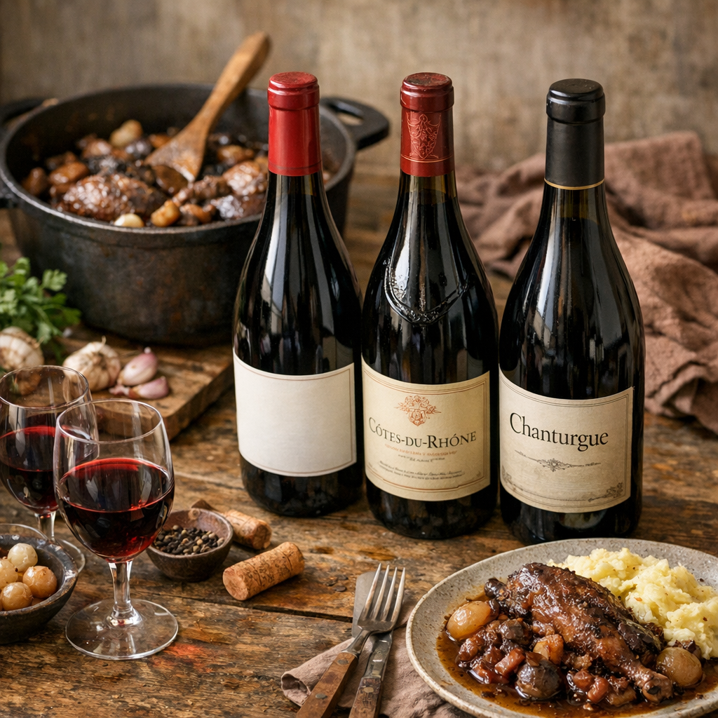 Quel vin rouge choisir : Bourgogne, côtes-du-rhône ou chanturgue ?