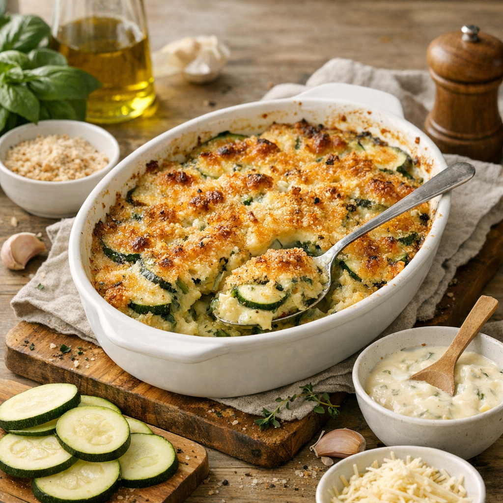 Quelles astuces pour réussir votre gratin de courgettes sans œufs ?