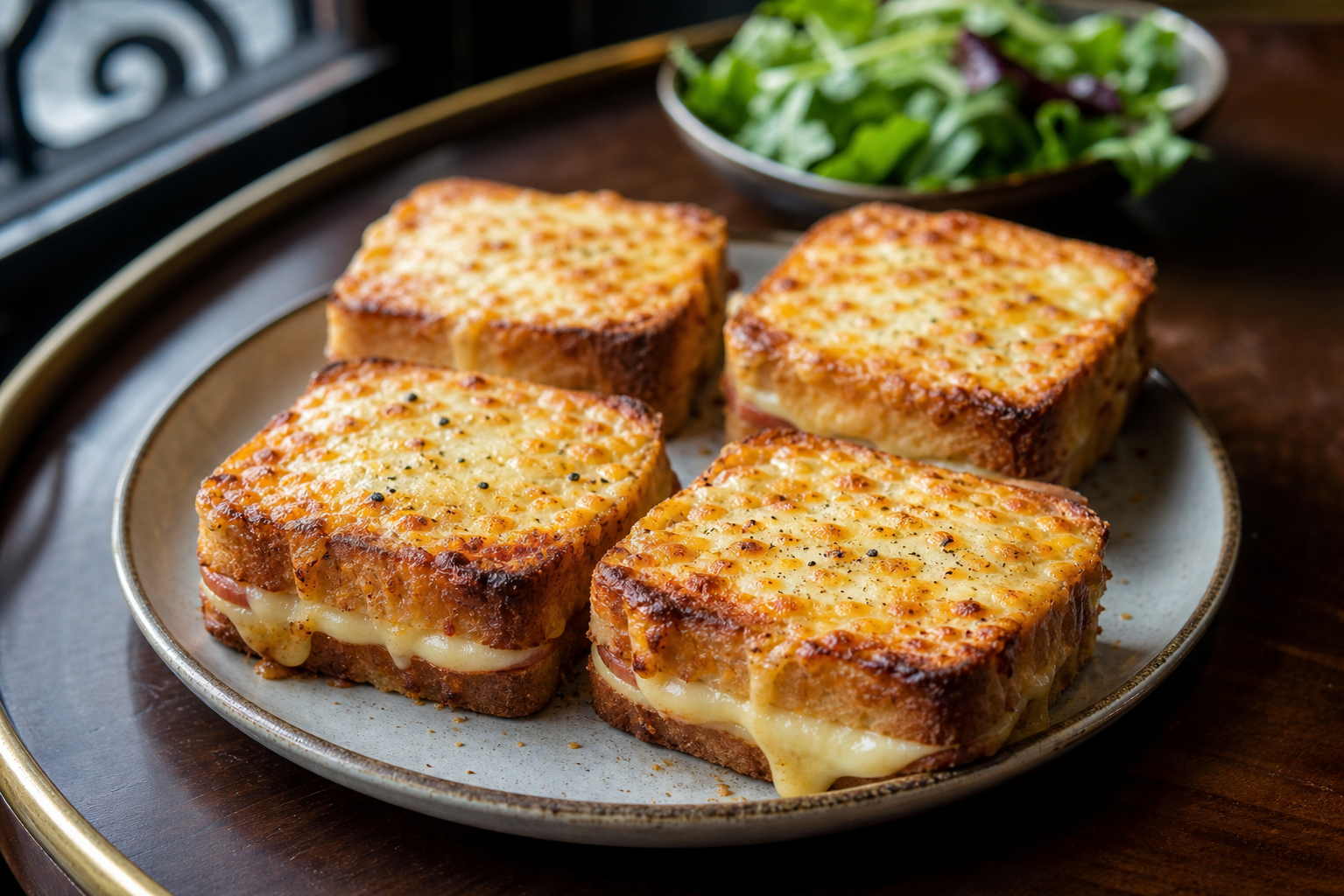 Le croque-monsieur au four : recette classique et dorée