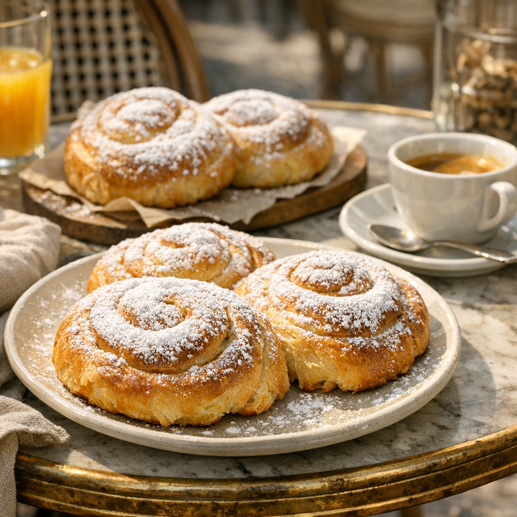 La Recette des ensaïmadas : brioche de Majorque maison