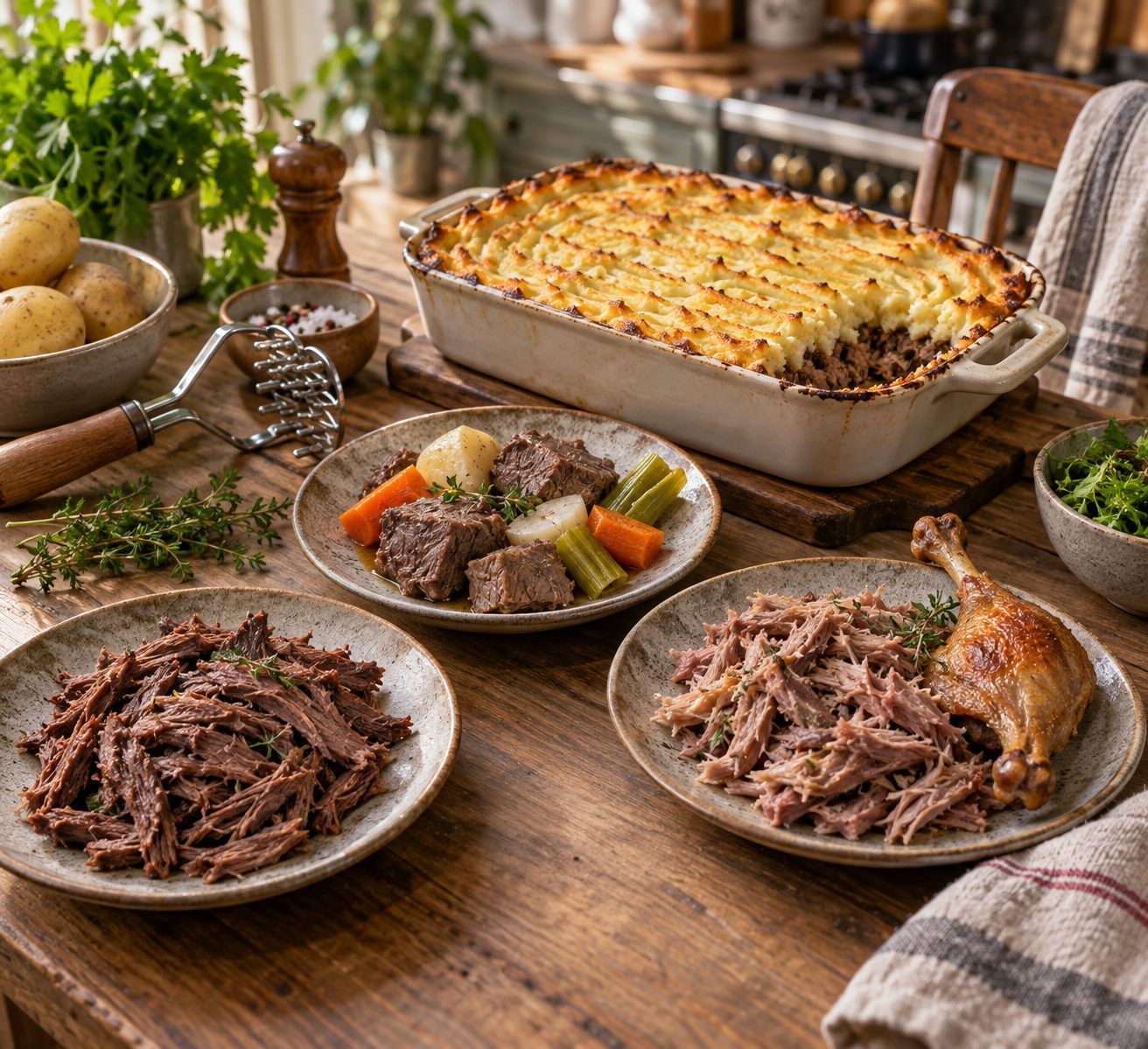 Bœuf, restes de pot-au-feu ou canard confit : quelle viande choisir