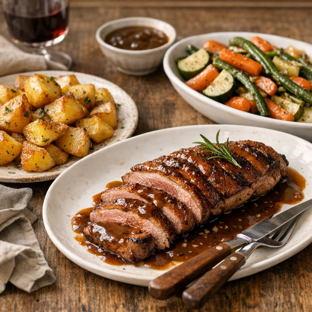 Quels accompagnements avec le magret : pommes de terre, légumes et gratin