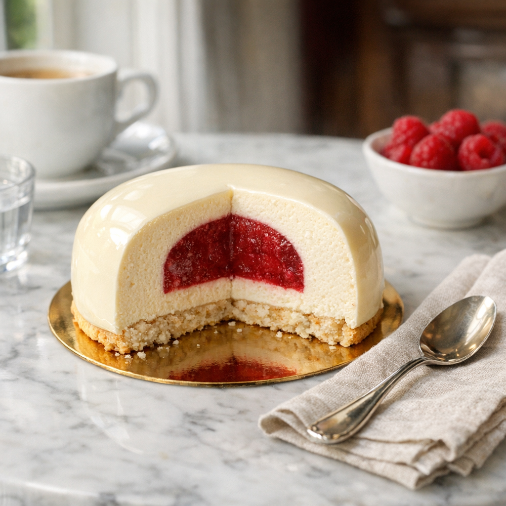 La Recette de mousse à la vanille pour Entremet tient bien