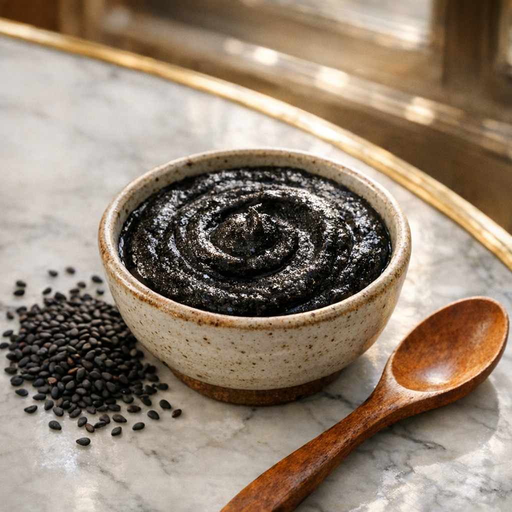 La Recette de Pâte de Sésame Noir maison : simple et brillante