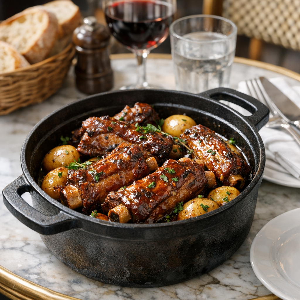 La Recette de Travers de porc fondant en cocotte se réussit