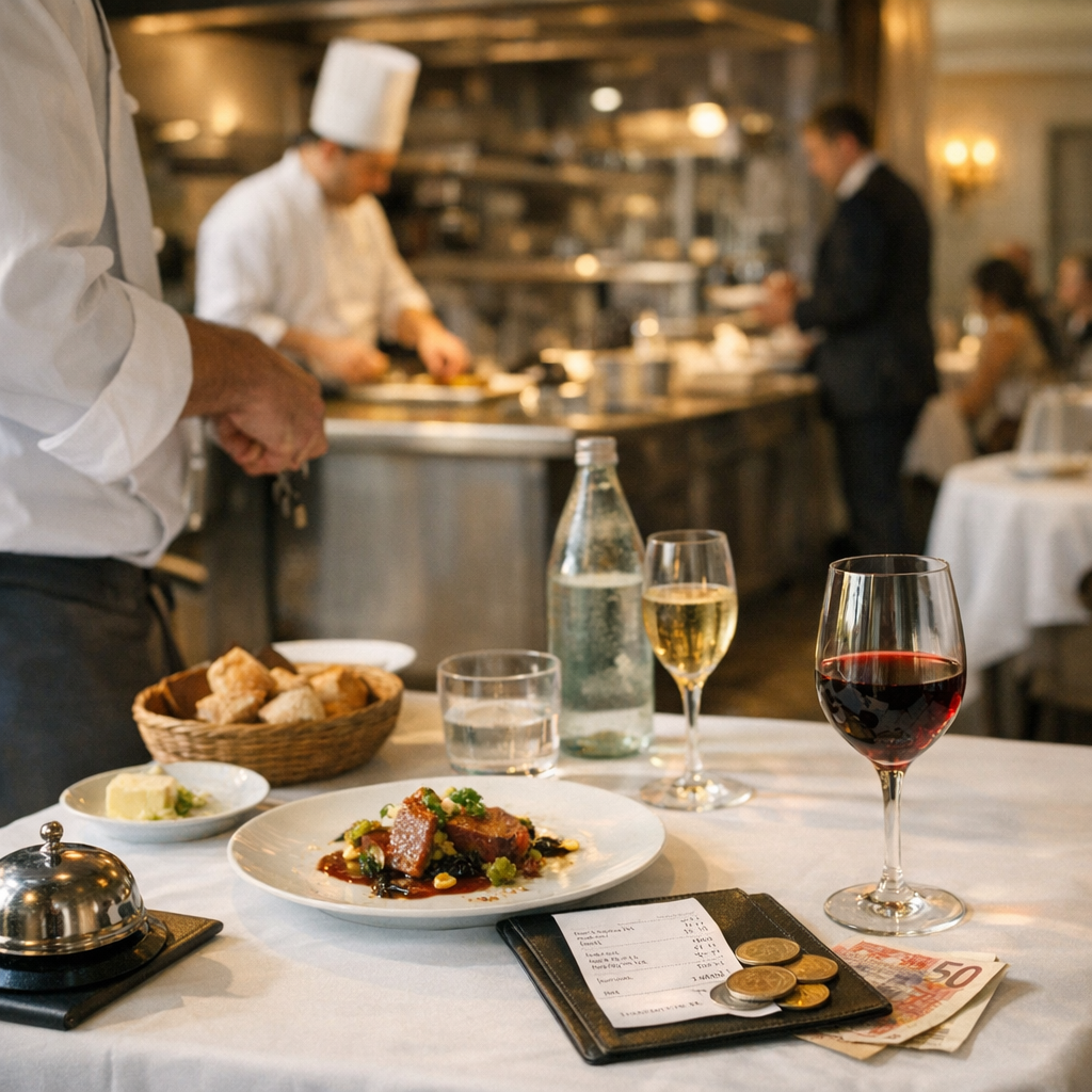 Lire le prix réel : menu, boissons, service et impact d’une étoile