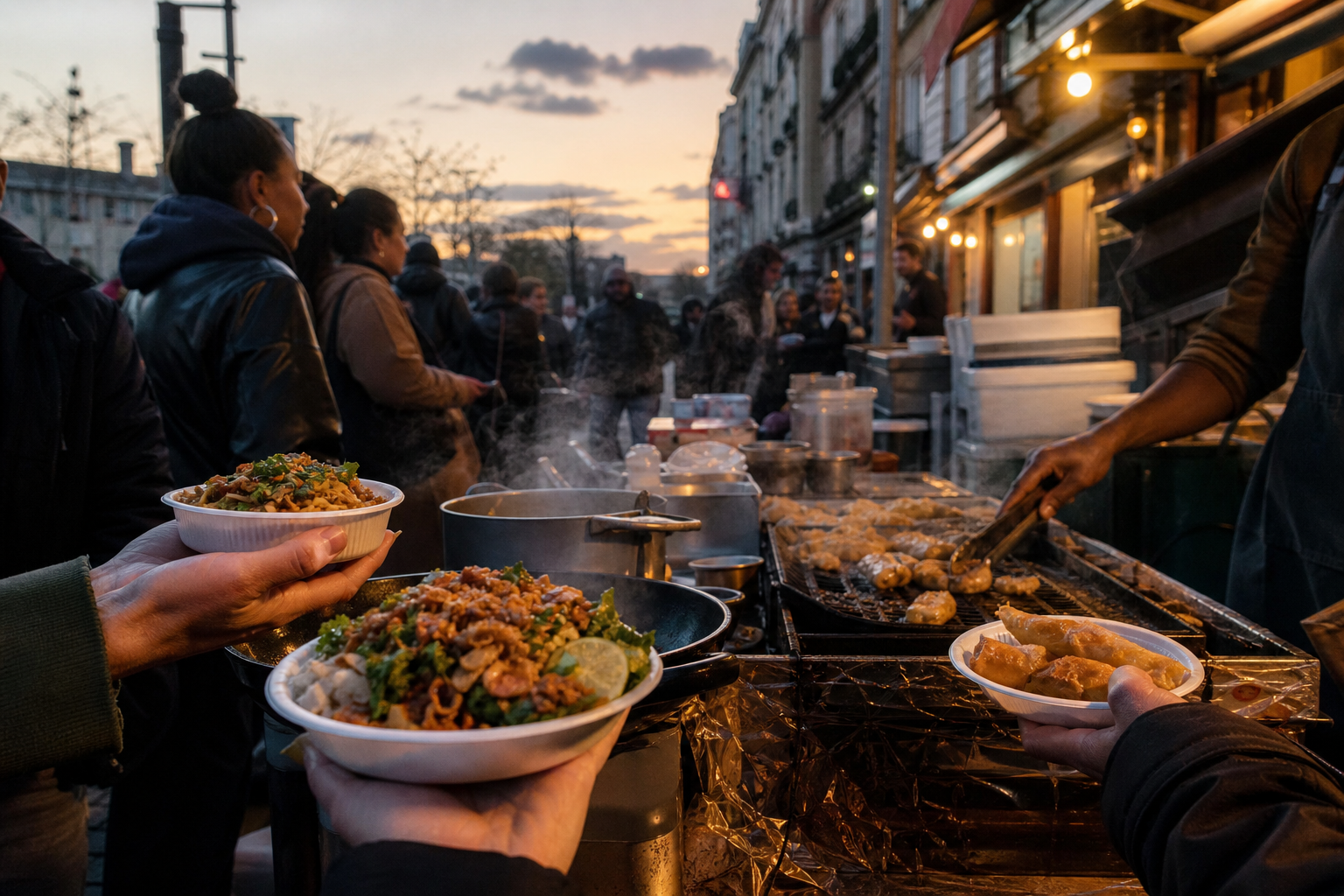 La street food à Belleville se savoure au fil du quartier
