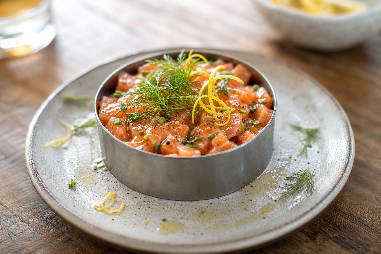 Tartare de saumon gastronomique : la recette et le bon geste