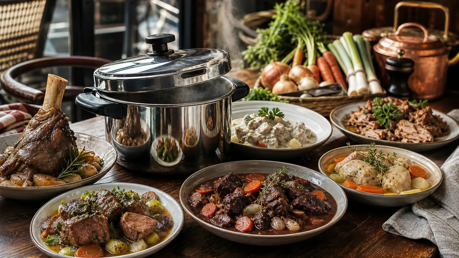 Temps de cuisson à la cocotte-minute : le tableau des viandes mijotées de bistrot