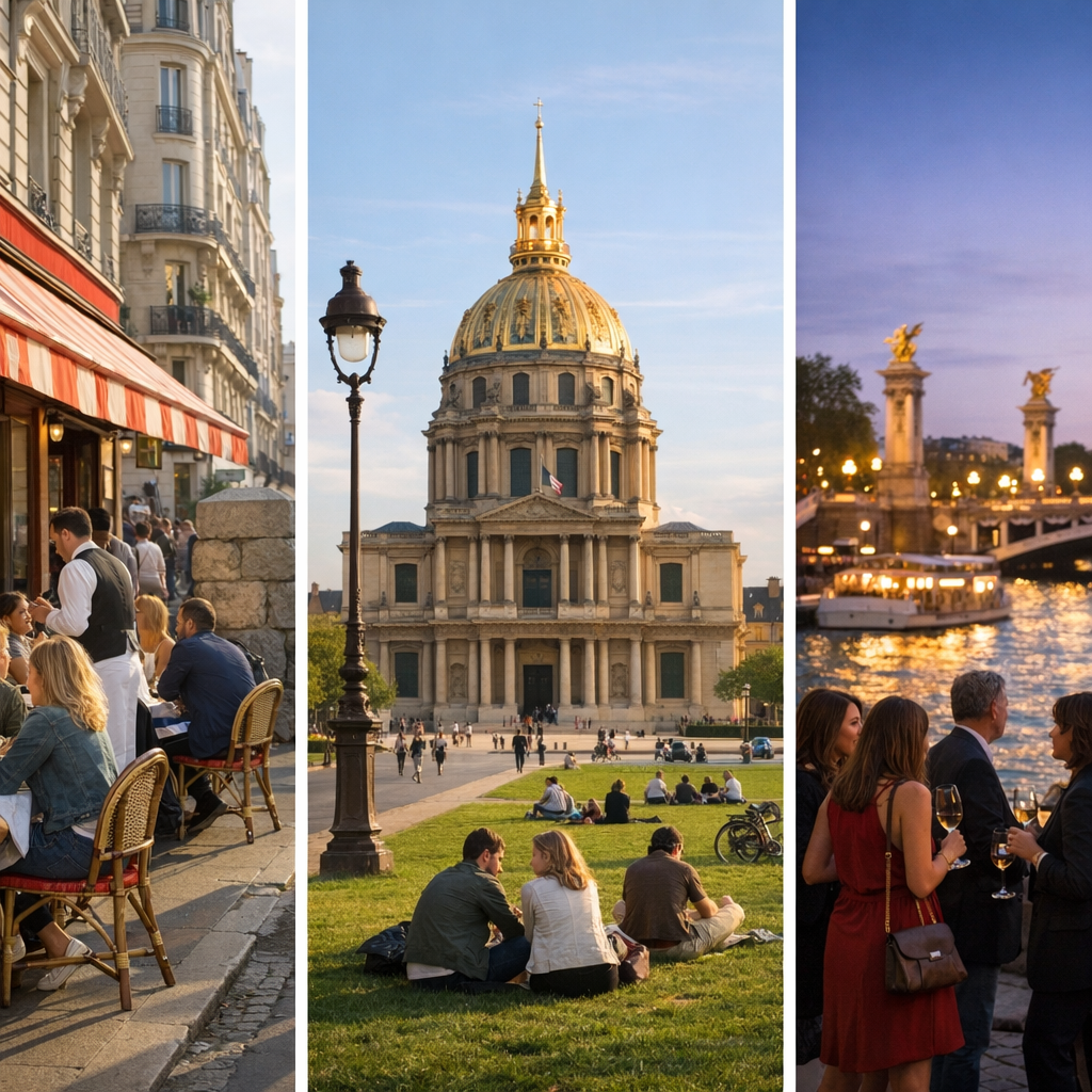 Autour de Thoumieux : Gros-Caillou, Invalides et soirée rive gauche