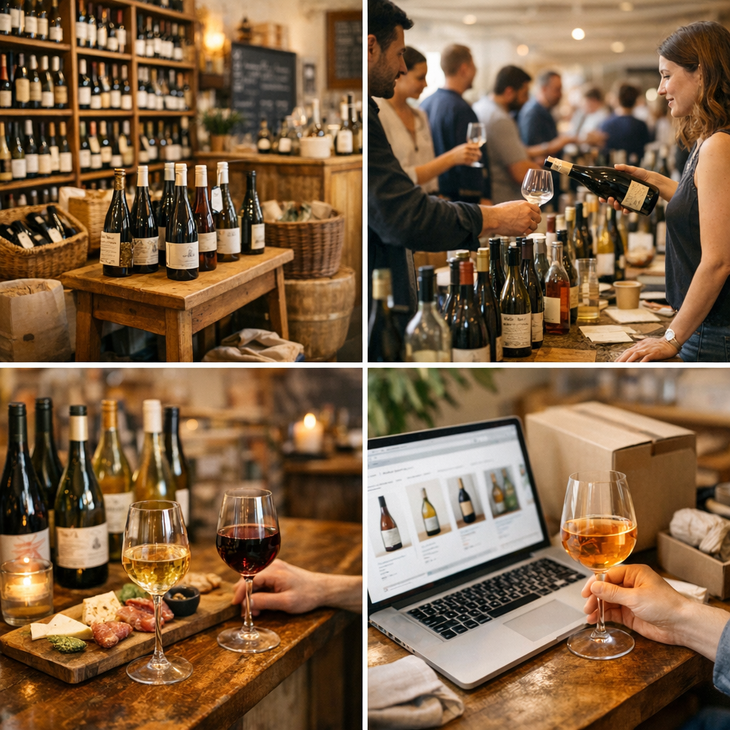 Où acheter et boire du vin nature : cavistes, salons, bars à vin, en ligne